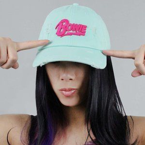 American Needle Bowie Shred Slouch Raglan Hat